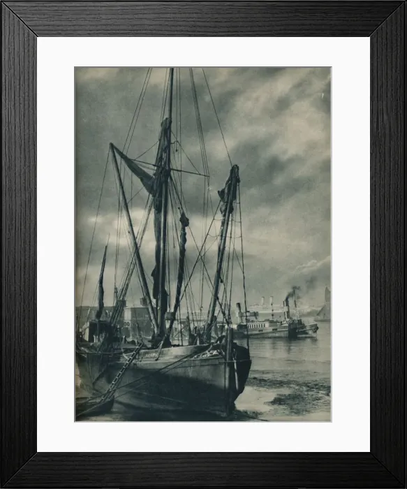 Framed Print : Below the Bridges, 1936 Framed Print : Below the Bridges, 1936