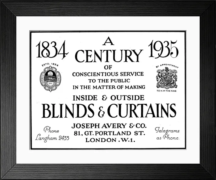 Framed Print : A Century of Conscientious Service To The Public, 1935 Framed Print : A Century of Conscientious Service To The Public, 1935