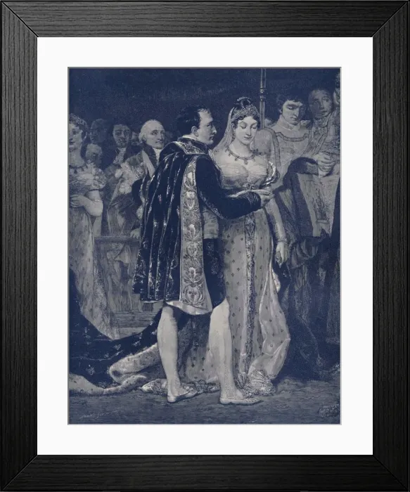 Framed Print : Detail from the Religious Marriage of Napoleon and Maria Louisa, 2 April 1810, (1896) Framed Print : Detail from the Religious Marriage of Napoleon and Maria Louisa, 2 April 1810, (1896)