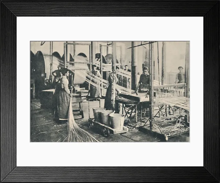 Framed Print : A Wax Taper-making Plant, 1917 Framed Print : A Wax Taper-making Plant, 1917