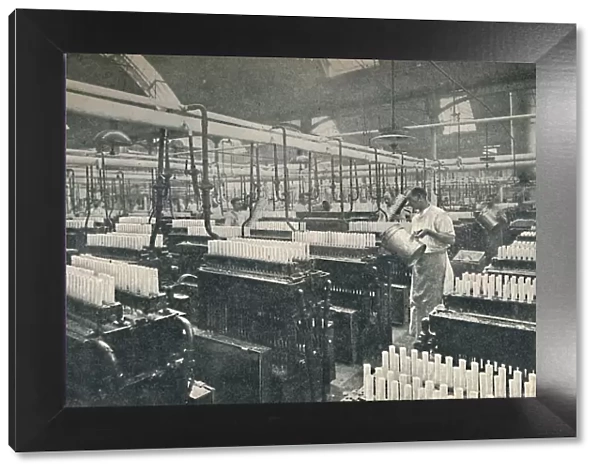 The Candle-moulding Room, c1917