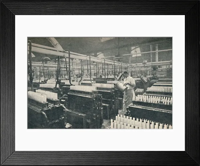 Framed Print : The Candle-moulding Room, c1917 Framed Print : The Candle-moulding Room, c1917