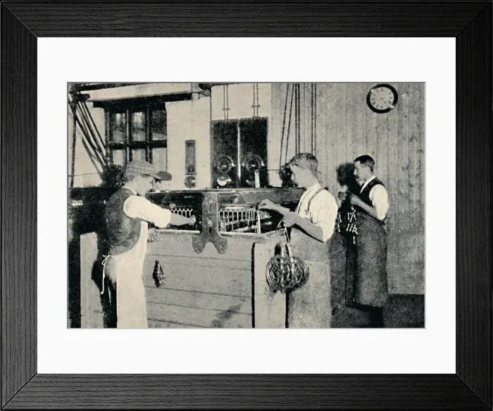 Framed Print : An Electroplating Outfit, c1917 Framed Print : An Electroplating Outfit, c1917