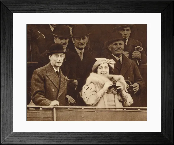 Framed Print : Sharing a Joke at Aintree, 1937 Framed Print : Sharing a Joke at Aintree, 1937