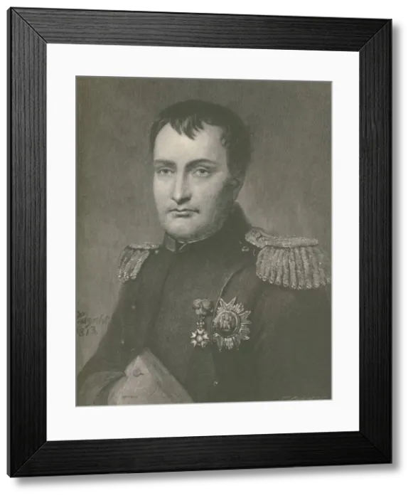 Framed Print : Napoleon in 1813, (1896). Artist: T Johnson Framed Print : Napoleon in 1813, (1896). Artist: T Johnson