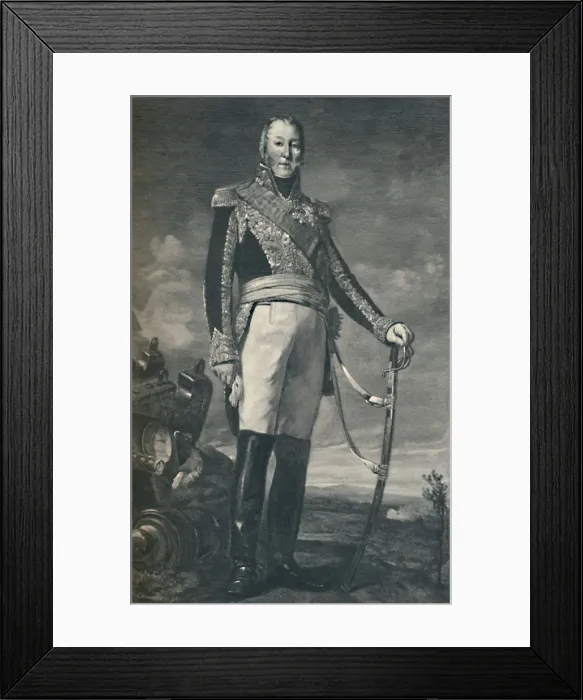 Framed Print : Marshal Edouard-Adolphe-Casimir-Joseph Mortier, Duke of Treviso, c1810, (1896) Framed Print : Marshal Edouard-Adolphe-Casimir-Joseph Mortier, Duke of Treviso, c1810, (1896)