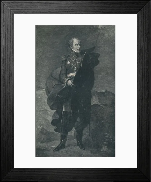 Framed Print : Count Maximilien-Sebastien Foy, 1826, (1896). Artist: Gustave Kruell Framed Print : Count Maximilien-Sebastien Foy, 1826, (1896). Artist: Gustave Kruell