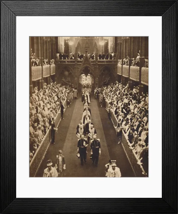 Framed Print : Prime Ministers in the Abbey, May 12 1937 Framed Print : Prime Ministers in the Abbey, May 12 1937