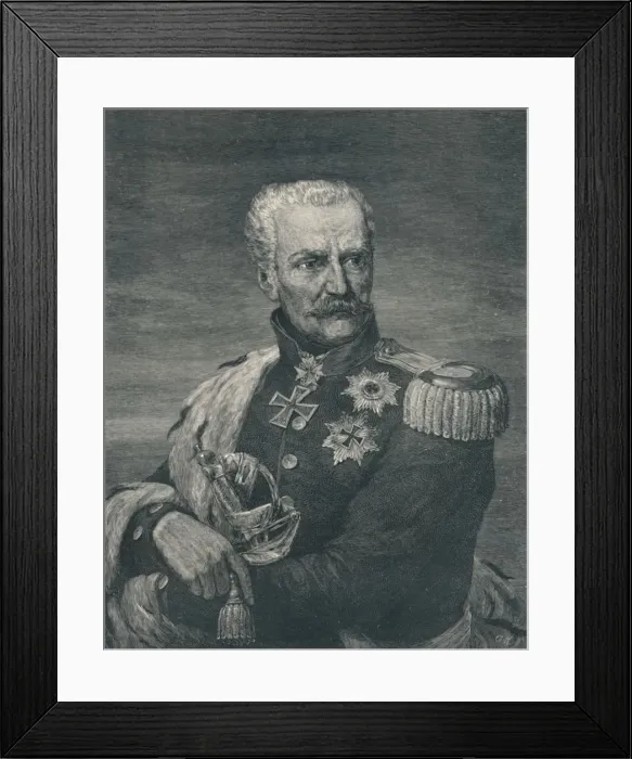 Framed Print : Gebhard Leberecht Von Blücher, Prince of Wahlstadt, c1815-1819, (1896). Artist Framed Print : Gebhard Leberecht Von Blücher, Prince of Wahlstadt, c1815-1819, (1896). Artist
