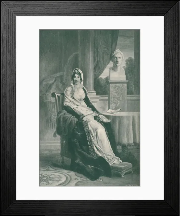 Framed Print : Marie-Laetitia Ramolino Bonaparte - Mother of Napoleon I, c1800-1804, (1896). Artist: T Johnson Framed Print : Marie-Laetitia Ramolino Bonaparte - Mother of Napoleon I, c1800-1804, (1896). Artist: T Johnson