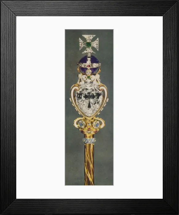 Framed Print : The Royal Sceptre with The Cross, 1937 Framed Print : The Royal Sceptre with The Cross, 1937