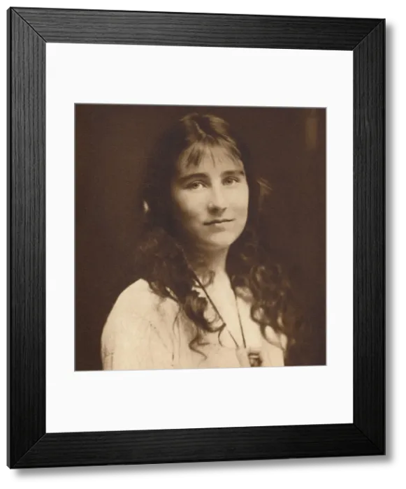 Framed Print : Lady Elizabeth Bowes-Lyon as a young girl, c1917, (1937) Framed Print : Lady Elizabeth Bowes-Lyon as a young girl, c1917, (1937)