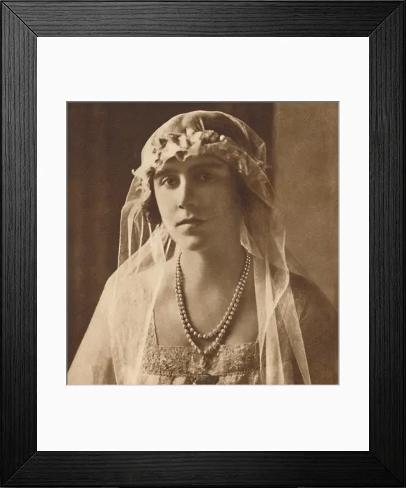 Framed Print : Bridesmaid at wedding of Princess Mary and Viscount Lascelles, 1922, (1937. ) Framed Print : Bridesmaid at wedding of Princess Mary and Viscount Lascelles, 1922, (1937. )