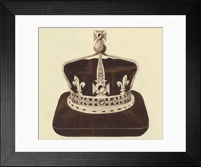 Framed Print : The Queens Crown, 1937 Framed Print : The Queens Crown, 1937