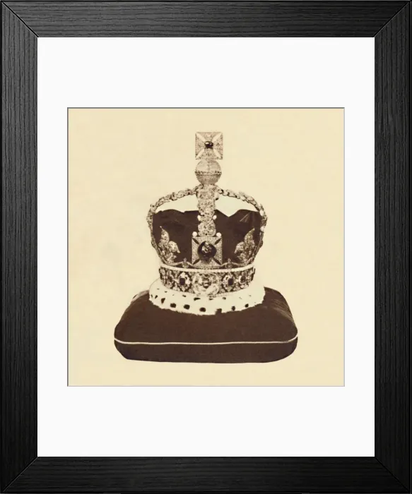 Framed Print : The Imperial Crown of State, 1937 Framed Print : The Imperial Crown of State, 1937