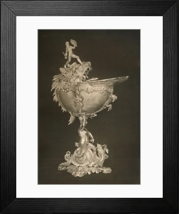 Framed Print : Nautilus Cup, c16th - 17th century, (1927). Artists: Edward F Strange, Unknown Framed Print : Nautilus Cup, c16th - 17th century, (1927). Artists: Edward F Strange, Unknown