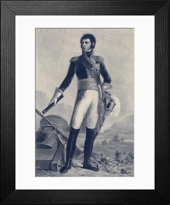 Framed Print : Marshal Jean-Baptiste-Jules Bernadotte... 1804, (1896). Artist: T Johnson Framed Print : Marshal Jean-Baptiste-Jules Bernadotte... 1804, (1896). Artist: T Johnson