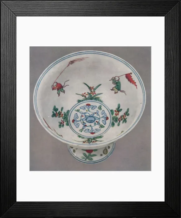 Framed Print : Hsuan Te Stem-Cup, 1425-1435, (1927). Artists: Edward F Strange, Unknown Framed Print : Hsuan Te Stem-Cup, 1425-1435, (1927). Artists: Edward F Strange, Unknown