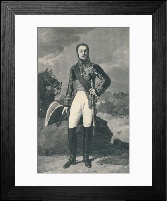 Framed Print : Marshal Nicolas-Charles Oudinot, Duke of Reggio, 1811, (1896). Artist: Henry Wolf Framed Print : Marshal Nicolas-Charles Oudinot, Duke of Reggio, 1811, (1896). Artist: Henry Wolf