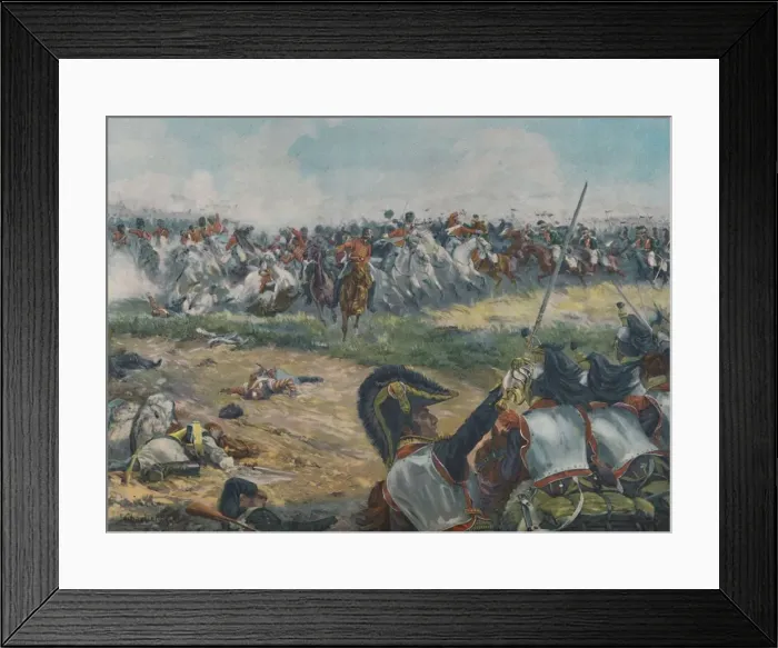 Framed Print : Waterloo, 1815, (1896) Framed Print : Waterloo, 1815, (1896)