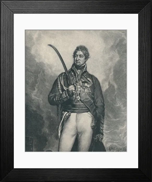 Framed Print : Sir Thomas Picton, c1810, (1896). Artist: RA Muller Framed Print : Sir Thomas Picton, c1810, (1896). Artist: RA Muller