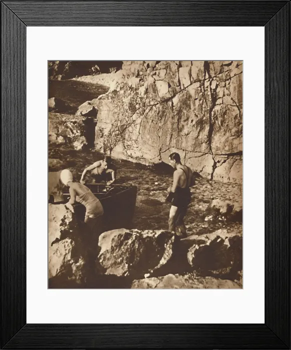 Framed Print : Bathing in the Adriatic, 1937 Framed Print : Bathing in the Adriatic, 1937