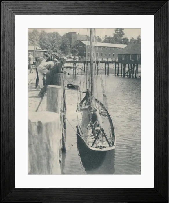 Framed Print : The Yacht that sailed round the world, 1936 Framed Print : The Yacht that sailed round the world, 1936