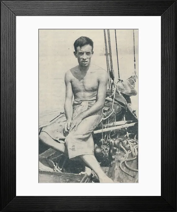 Framed Print : A Modern Ulysses. Gerbault photographed at Suva, in the Fiji Islands, 1936 Framed Print : A Modern Ulysses. Gerbault photographed at Suva, in the Fiji Islands, 1936