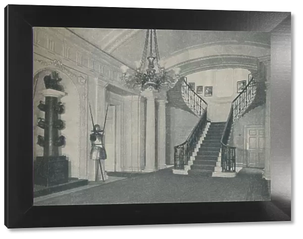 The fine Staircase Hall in the First Lords residence at the Admiralty, 1937