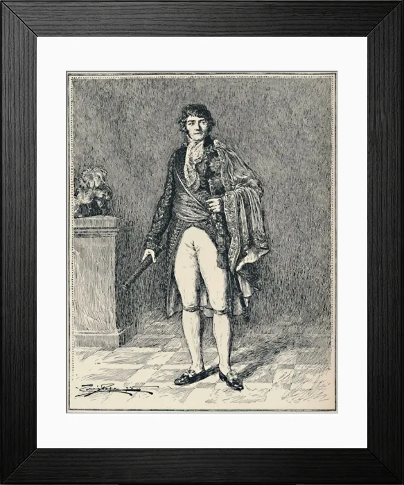 Framed Print : Francois-Joseph Lefebvre - Duke of Dantzic, c1806, (1896) Framed Print : Francois-Joseph Lefebvre - Duke of Dantzic, c1806, (1896)