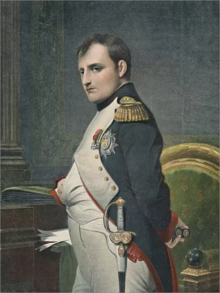 Napoleon in His Study, c1800, (1896)