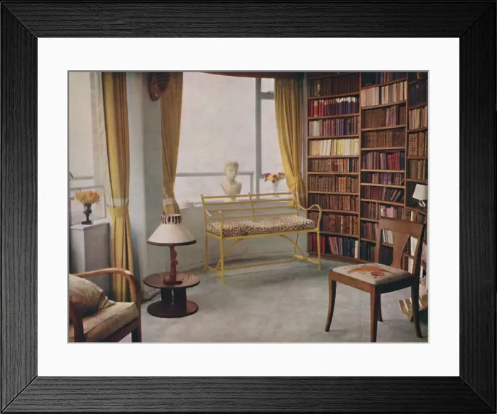 Framed Print : Campbell-Grant: Living-room in a flat for Humphrey Thackrah, Esq. in Charterhouse Square Framed Print : Campbell-Grant: Living-room in a flat for Humphrey Thackrah, Esq. in Charterhouse Square