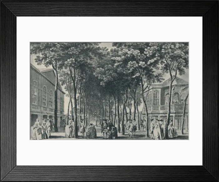 Framed Print : Society at the Marylebone Gardens, 1755, (1920). Artist: John Tinney Framed Print : Society at the Marylebone Gardens, 1755, (1920). Artist: John Tinney