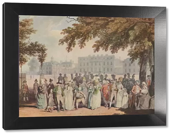 Promenade in St. Jamess Park, 1790, 1920. Artist: E Daves