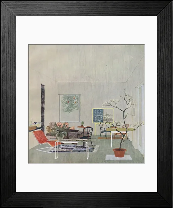 Framed Print : A design for a Gartenraum by Georg Steinklammer of Vienna, 1935 Framed Print : A design for a Gartenraum by Georg Steinklammer of Vienna, 1935