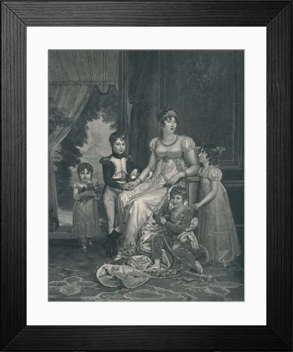 Framed Print : Marie-Annunciade-Caroline Bonaparte, c1810, (1896). Artist: AE Anderson Framed Print : Marie-Annunciade-Caroline Bonaparte, c1810, (1896). Artist: AE Anderson