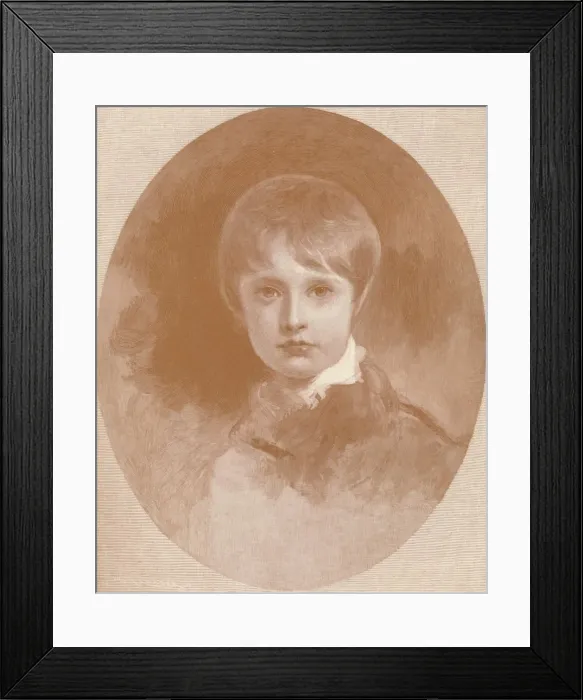 Framed Print : Napoleon-Francois-Charles Joseph, 1819, (1896). Artist: M Haider Framed Print : Napoleon-Francois-Charles Joseph, 1819, (1896). Artist: M Haider