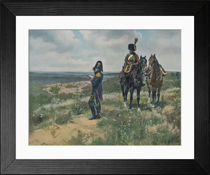 Framed Print : Staff-Officer Reconnoitering, 1896 Framed Print : Staff-Officer Reconnoitering, 1896