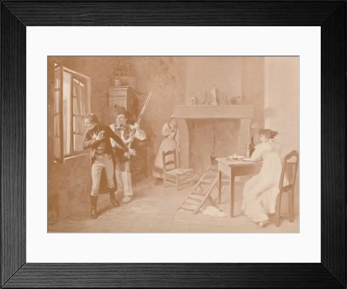 Framed Print : An Episode of the White Terror, 1815, (1896) Framed Print : An Episode of the White Terror, 1815, (1896)