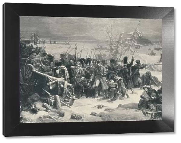 Marshal Ney Sustaining The Rear-Guard of the Grand Army, 1812, (1896). Artist: Henry Wolf