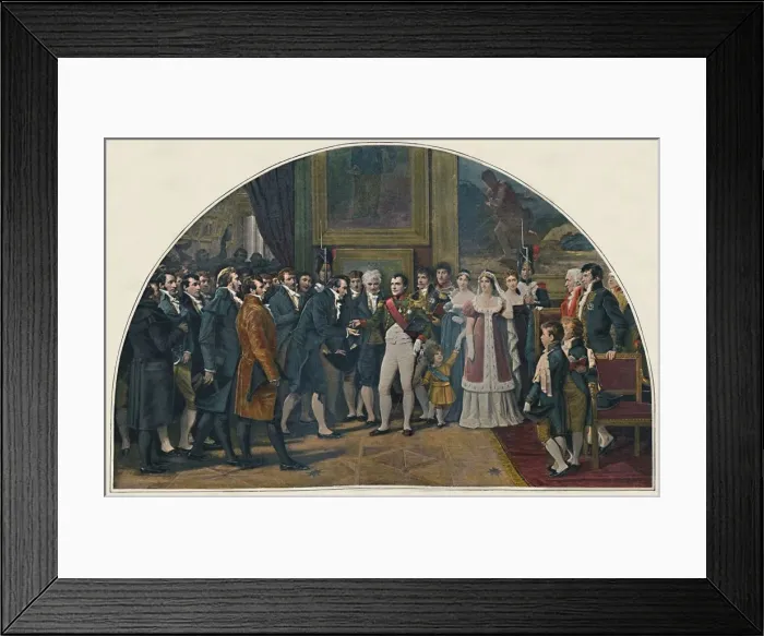 Framed Print : Napoleon Decorating the Artists, c1808, (1896) Framed Print : Napoleon Decorating the Artists, c1808, (1896)