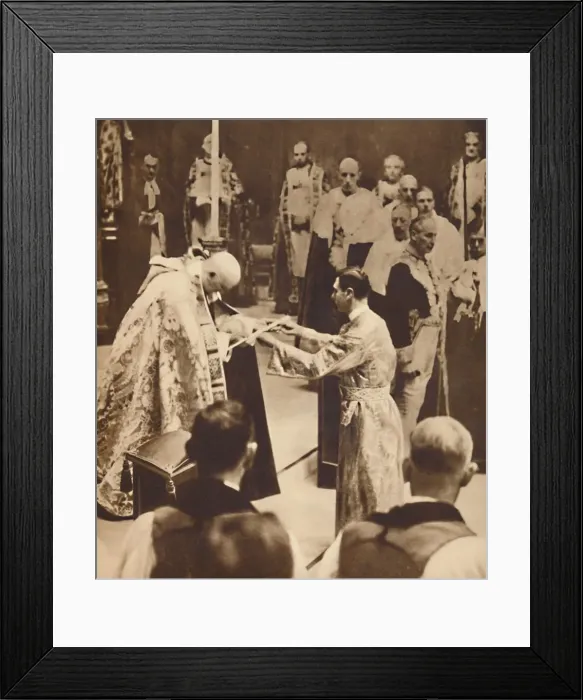 Framed Print : The Sword of State, May 12 1937 Framed Print : The Sword of State, May 12 1937