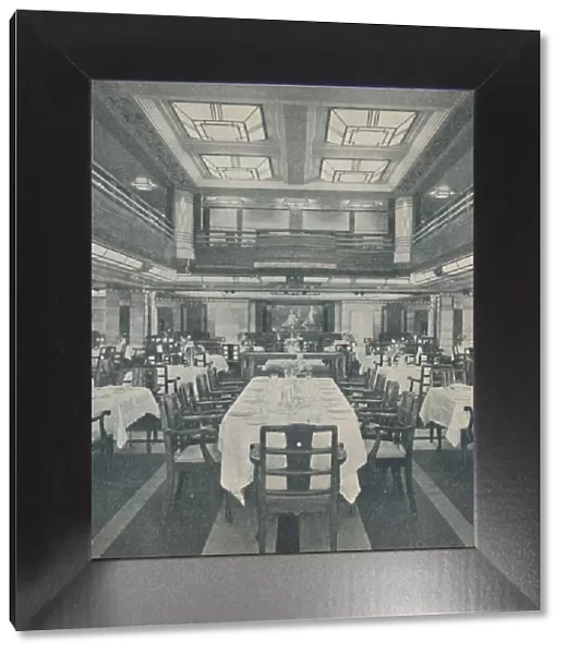 First-Class Dining Saloon in the Queen of Bermuda, 1937