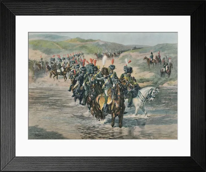 Framed Print : The Passage of the Ford, 1896 Framed Print : The Passage of the Ford, 1896