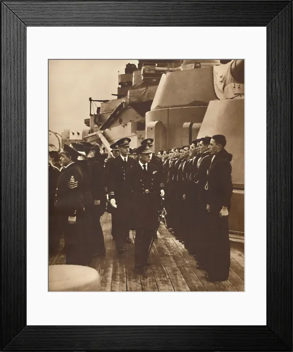 Framed Print : Men of H. M. S. Royal Oak, 1937 Framed Print : Men of H. M. S. Royal Oak, 1937