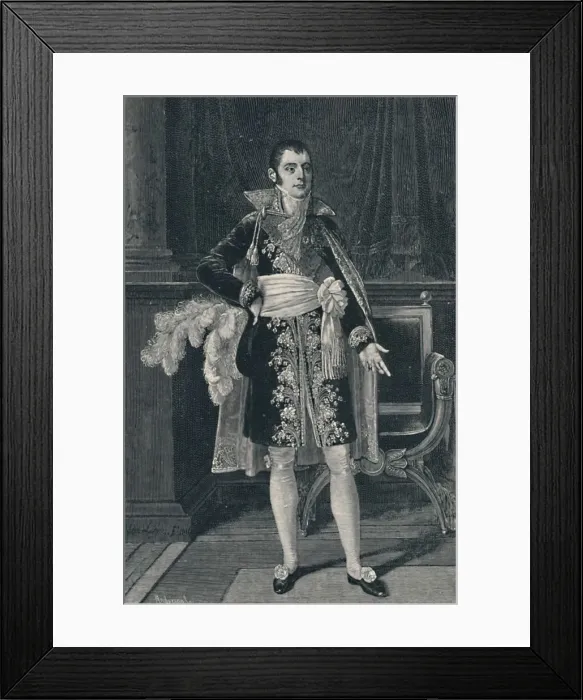 Framed Print : Anne-Jean-Marie-Rene Savary - Duke of Rovigo, 1814, (1896). Artist: AE Anderson Framed Print : Anne-Jean-Marie-Rene Savary - Duke of Rovigo, 1814, (1896). Artist: AE Anderson