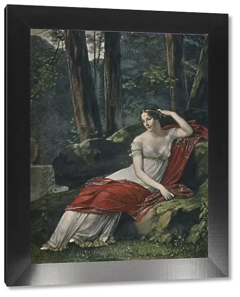 The Empress Josephine in the Park at Malmaison, 1809, (1896)