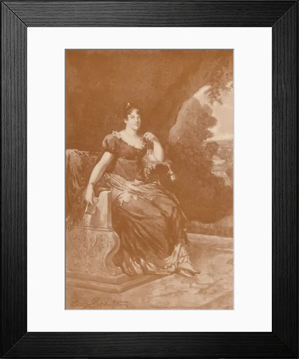 Framed Print : Frederica Catherine Sophia Dorothea... Queen of Westphalia, c1810, (1896) Framed Print : Frederica Catherine Sophia Dorothea... Queen of Westphalia, c1810, (1896)