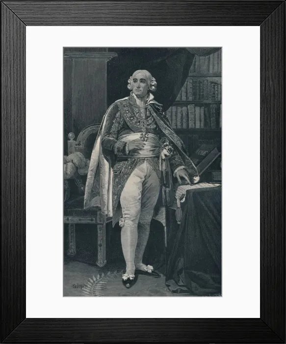 Framed Print : Jean-Jacques-Regis De Cambaceres - Duke of Parma, c1800, (1896) Framed Print : Jean-Jacques-Regis De Cambaceres - Duke of Parma, c1800, (1896)
