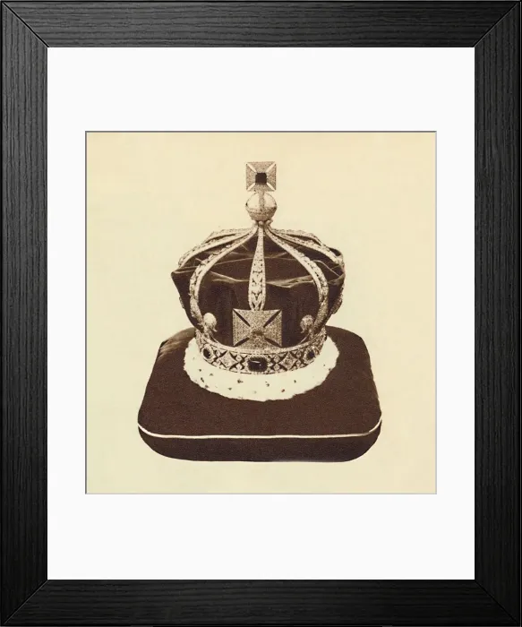 Framed Print : The Imperial Crown of India, 1937 Framed Print : The Imperial Crown of India, 1937